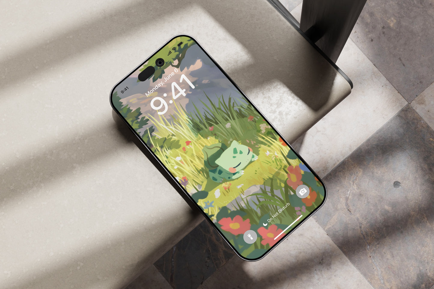 Phone Wallpaper The Feeling of Home for Bulbasaur
