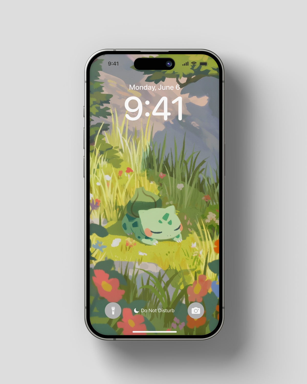 Phone Wallpaper The Feeling of Home for Bulbasaur