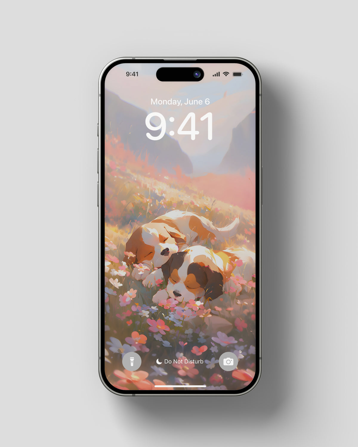Phone Wallpaper Beagle Couple