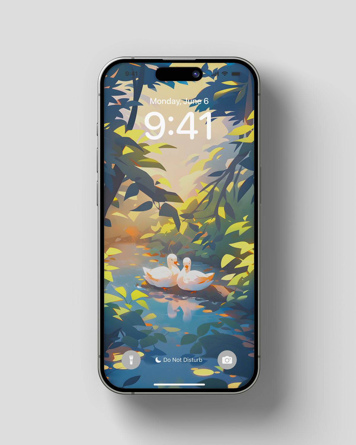 Phone Wallpaper Duck Couple
