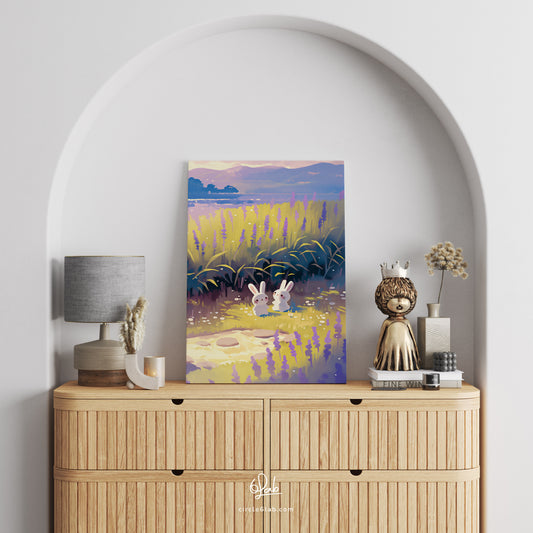 Bunnies in a Daze Canvas