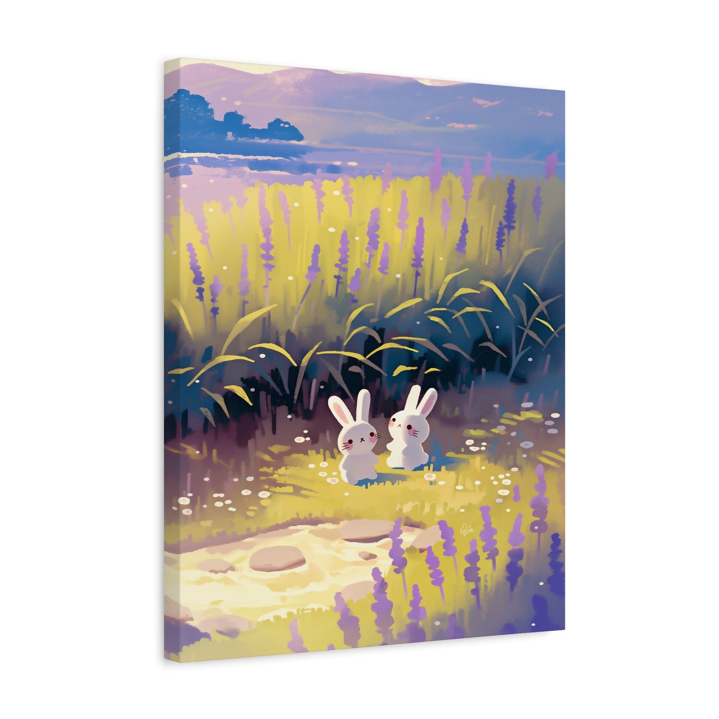 Bunnies in a Daze Canvas
