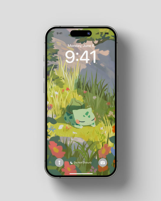 Phone Wallpaper The Feeling of Home for Bulbasaur