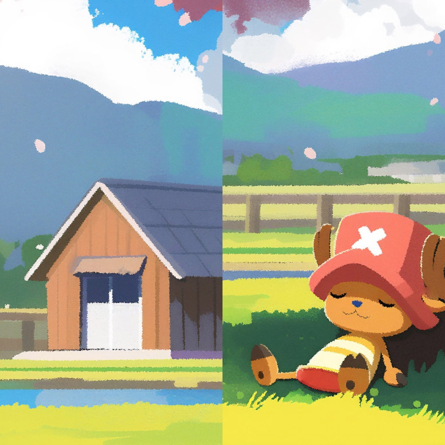 Chopper's Cherry Blossom Dream Posters