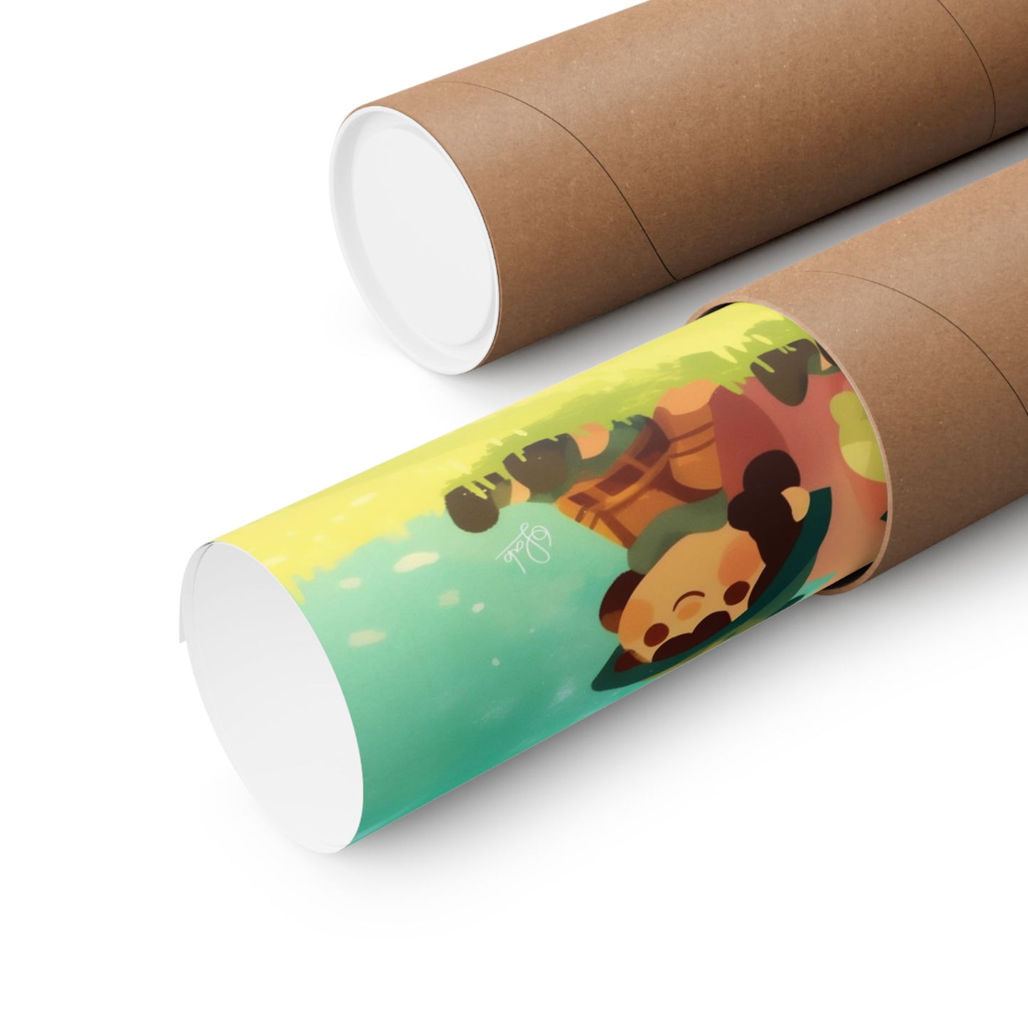 A Breath of Peace with Our Guardian Bear Posters