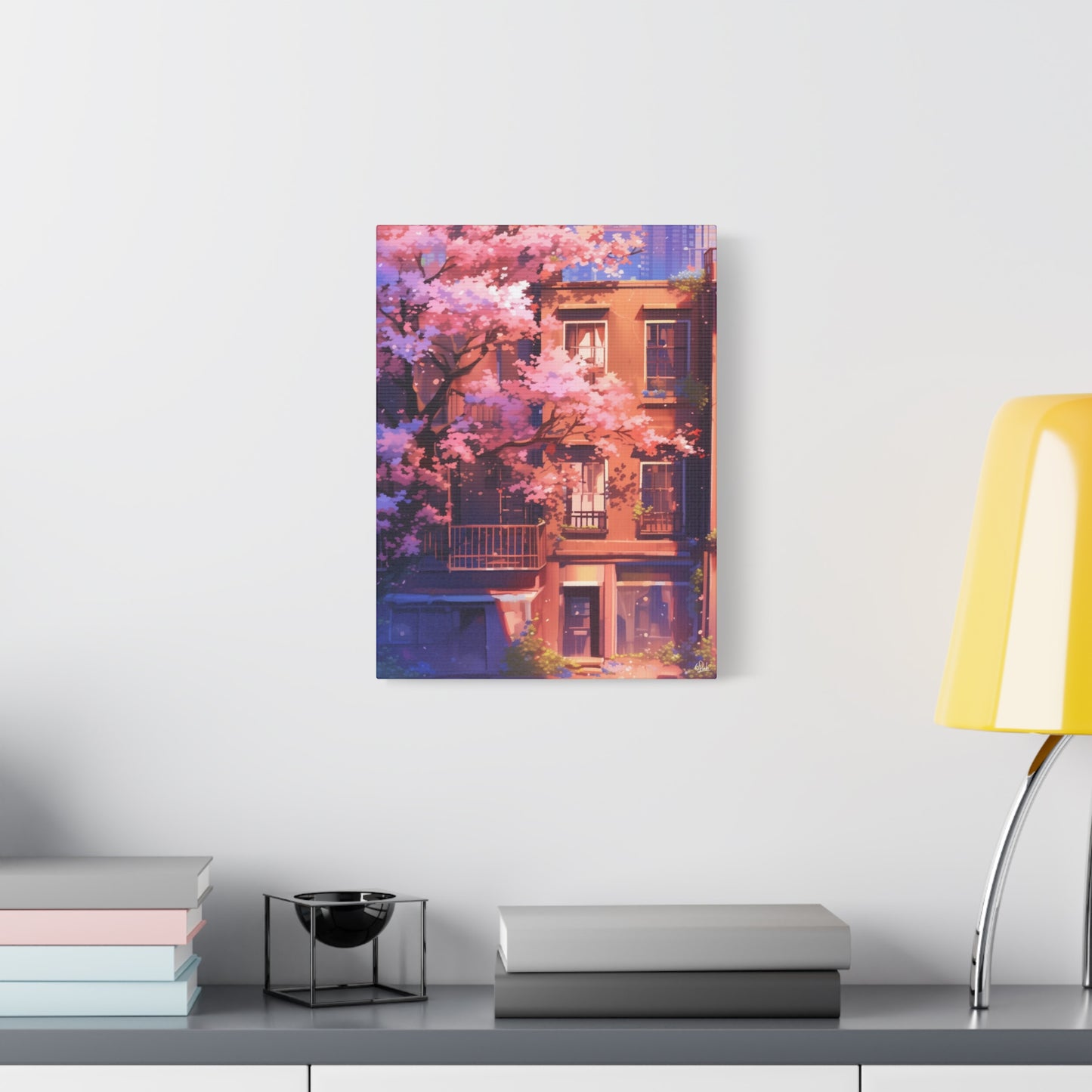 Sakura Dream House Canvas