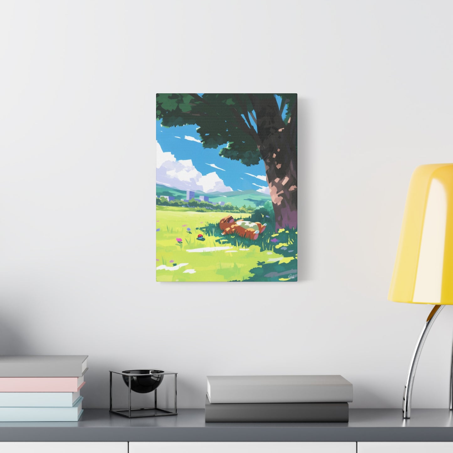 Naptime for Charmander Canvas