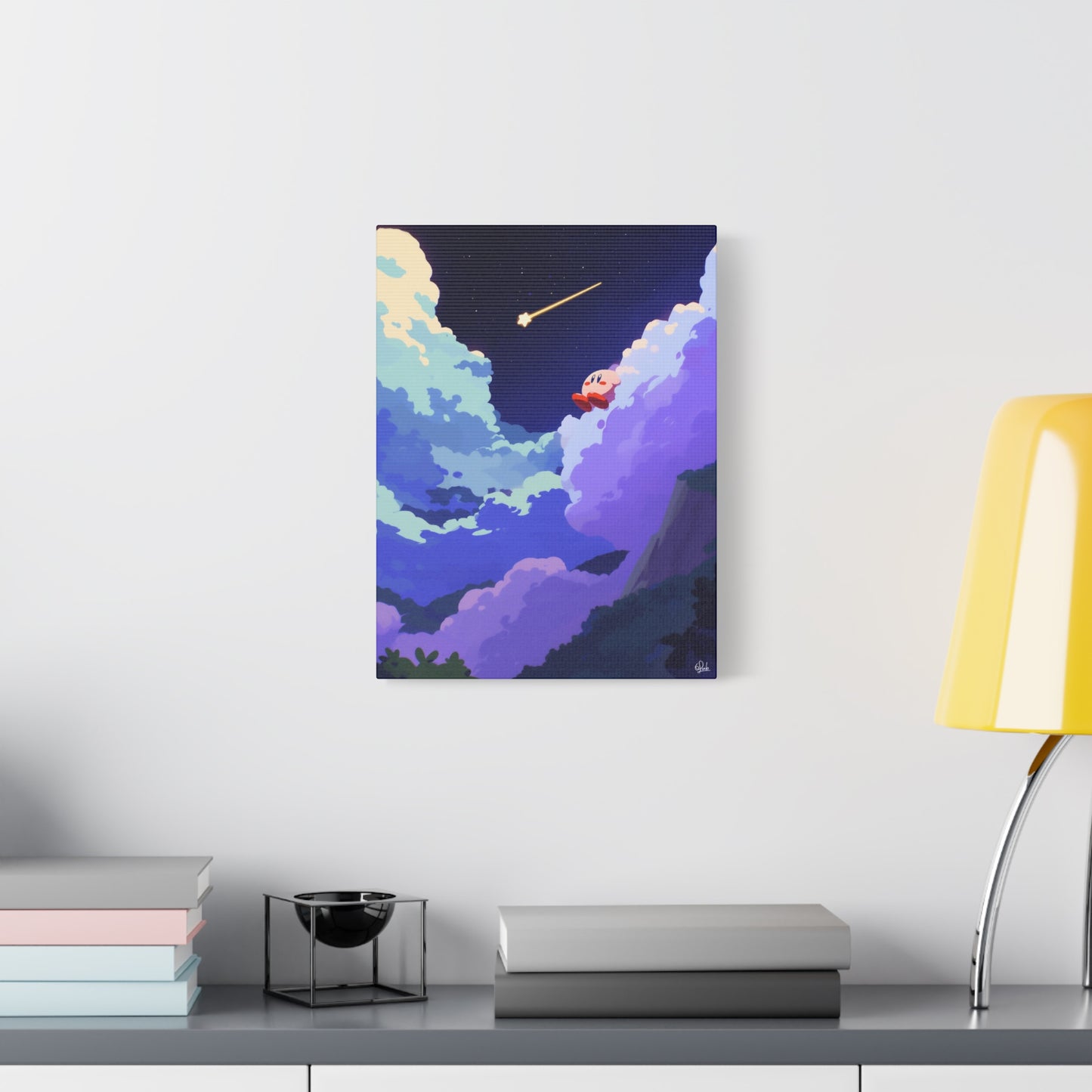 Dreams with Kirby Star Canvas