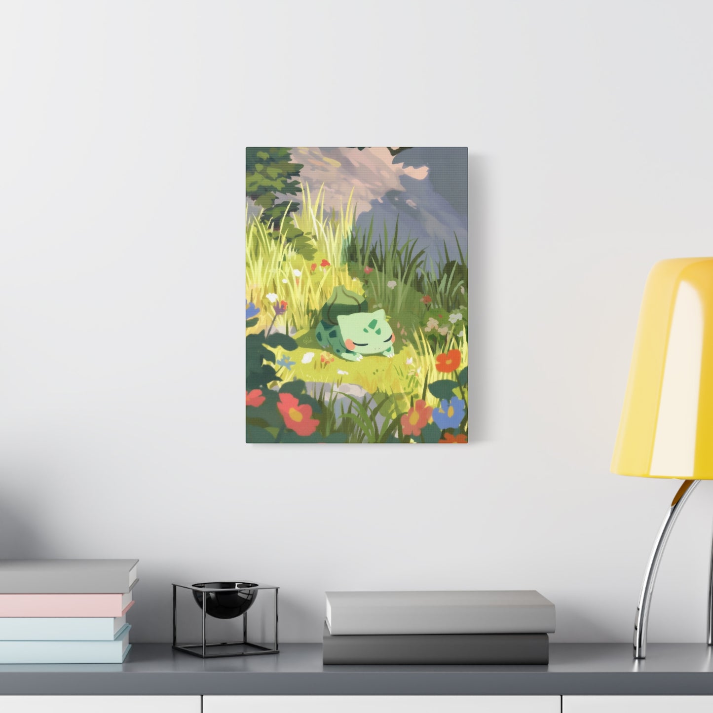 The Feeling of Home for Bulbasaur Canvas