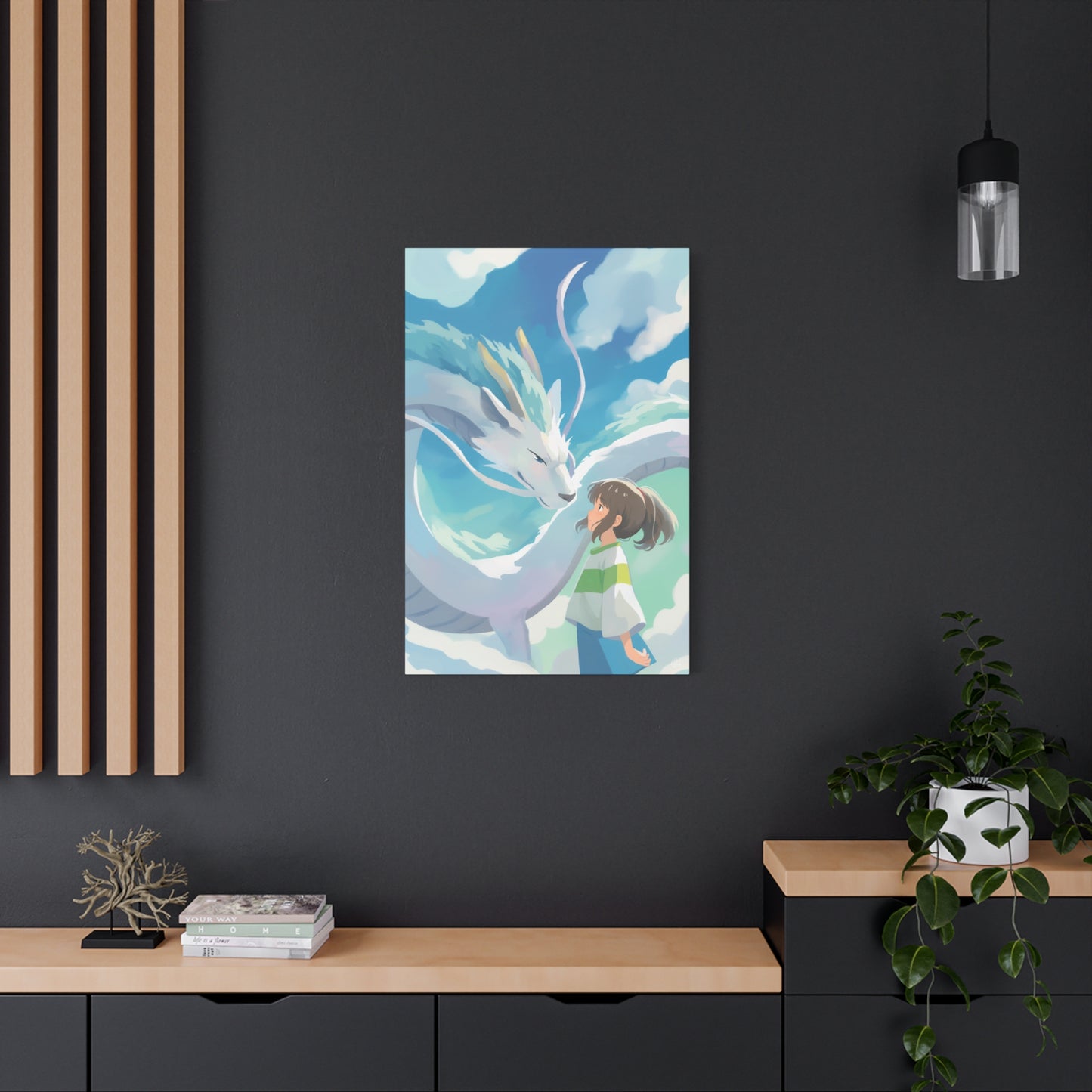 Chihiro & Haku Canvas Spirited Away