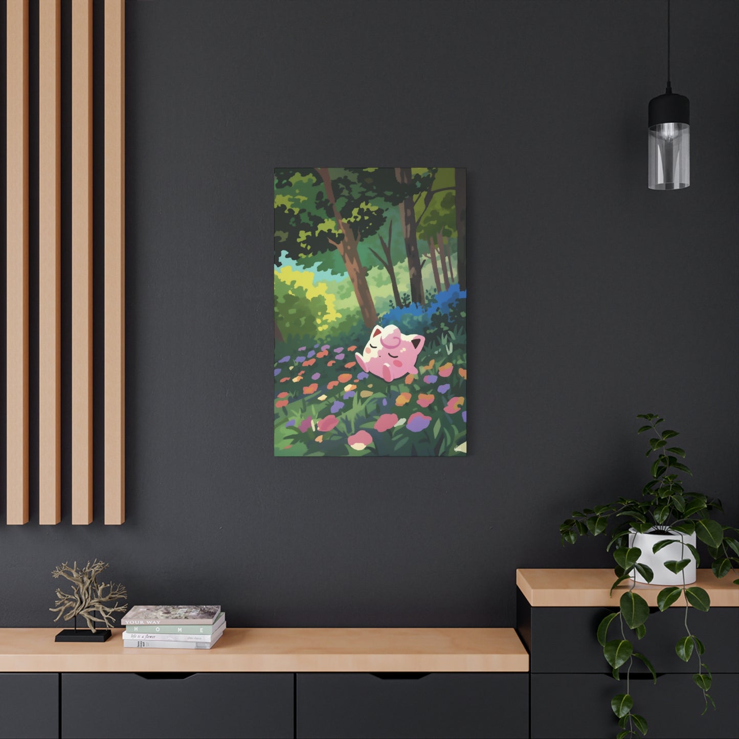 Jigglypuff sings, Jigglypuff Sleeps! Canvas