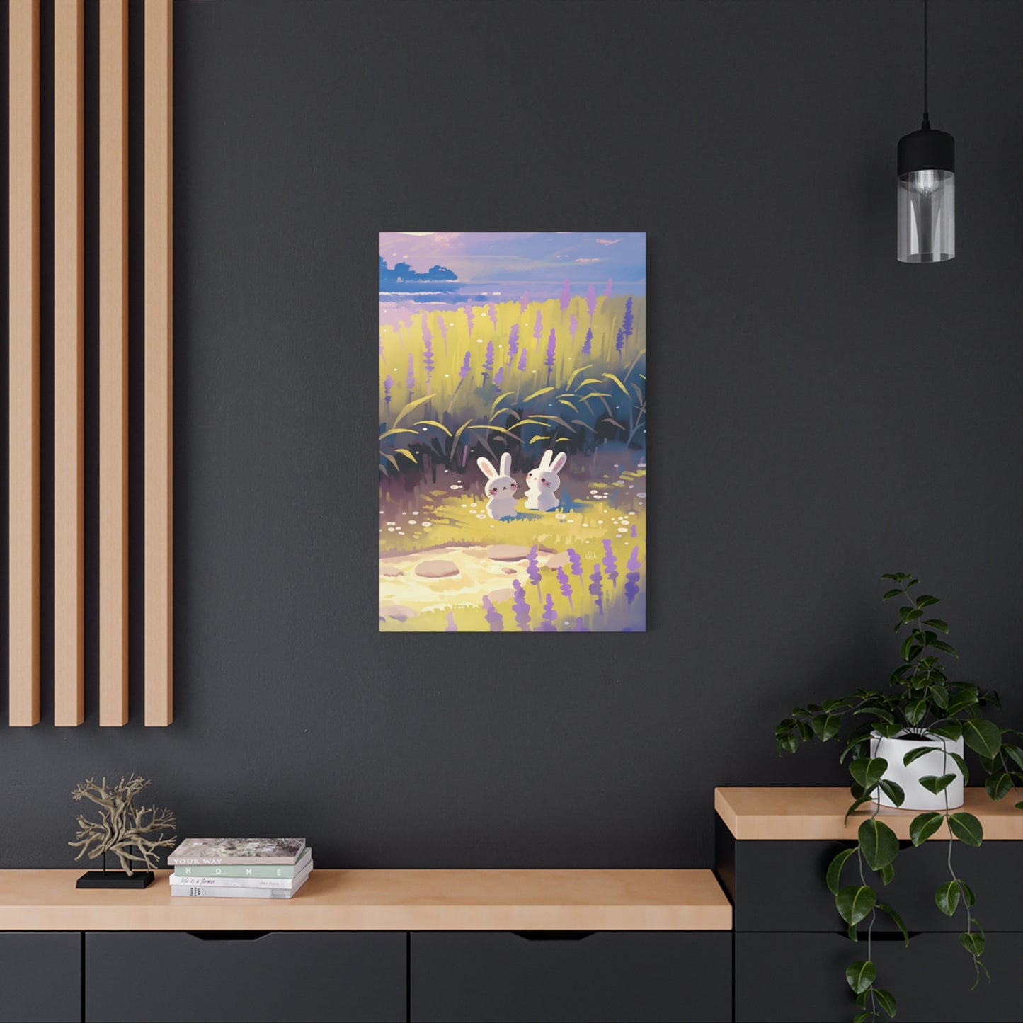 Bunnies in a Daze Canvas