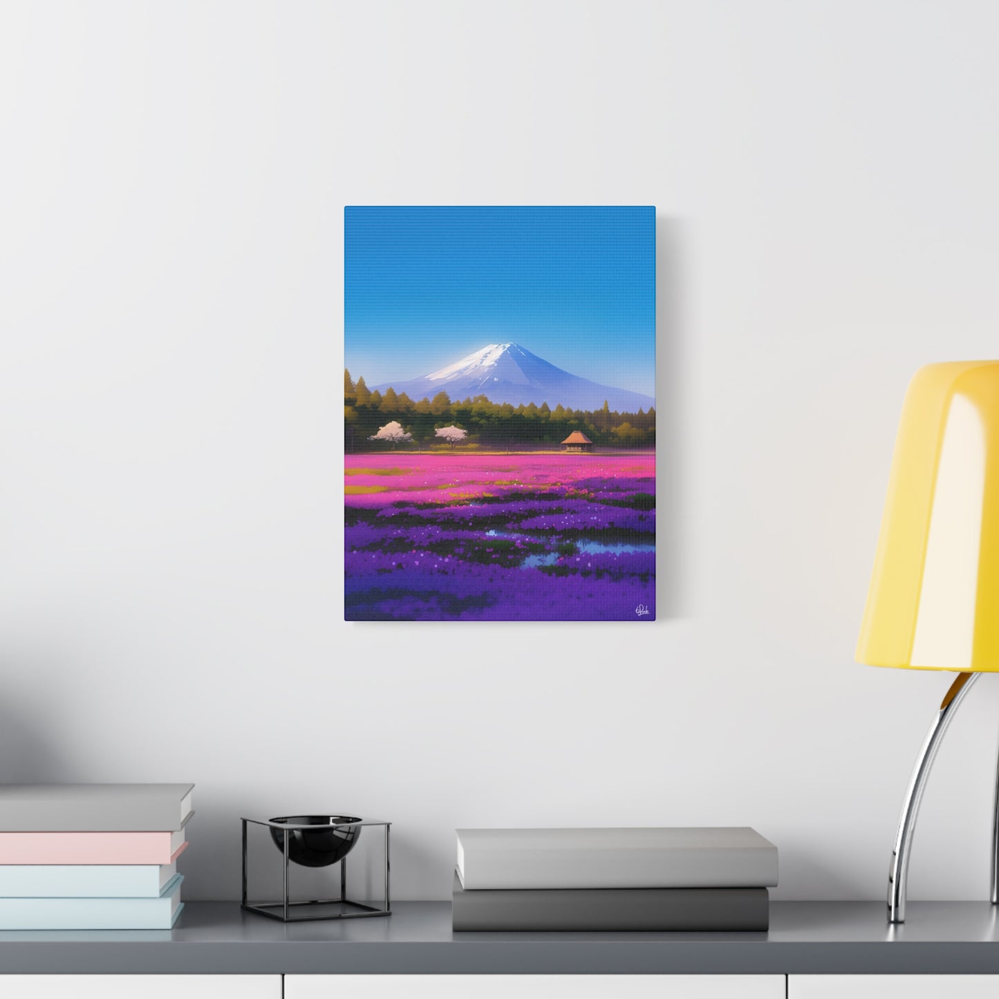 Mt.Fuji Lavender Dreams Canvas