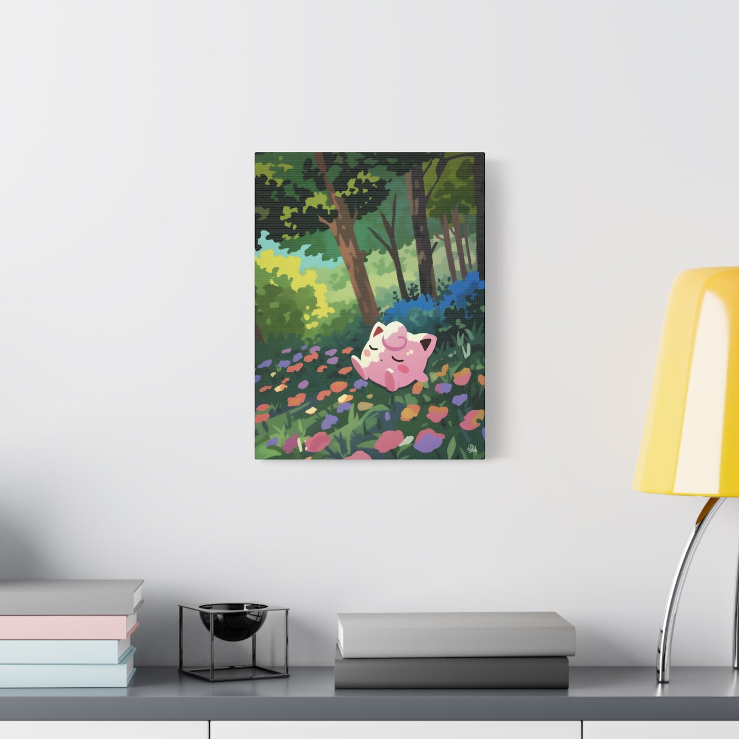 Jigglypuff sings, Jigglypuff Sleeps! Canvas