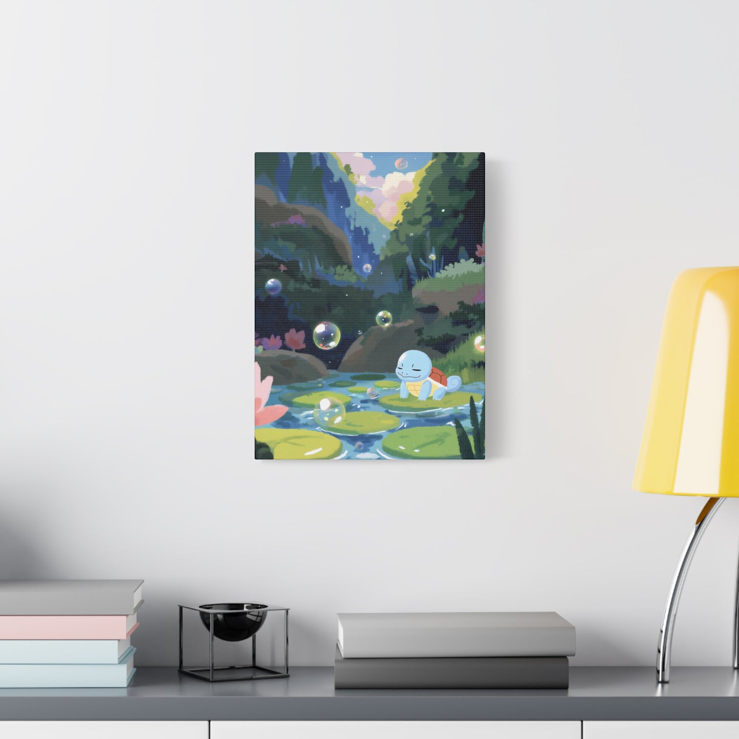 Squirtle's Floating Rest Stop Canvas