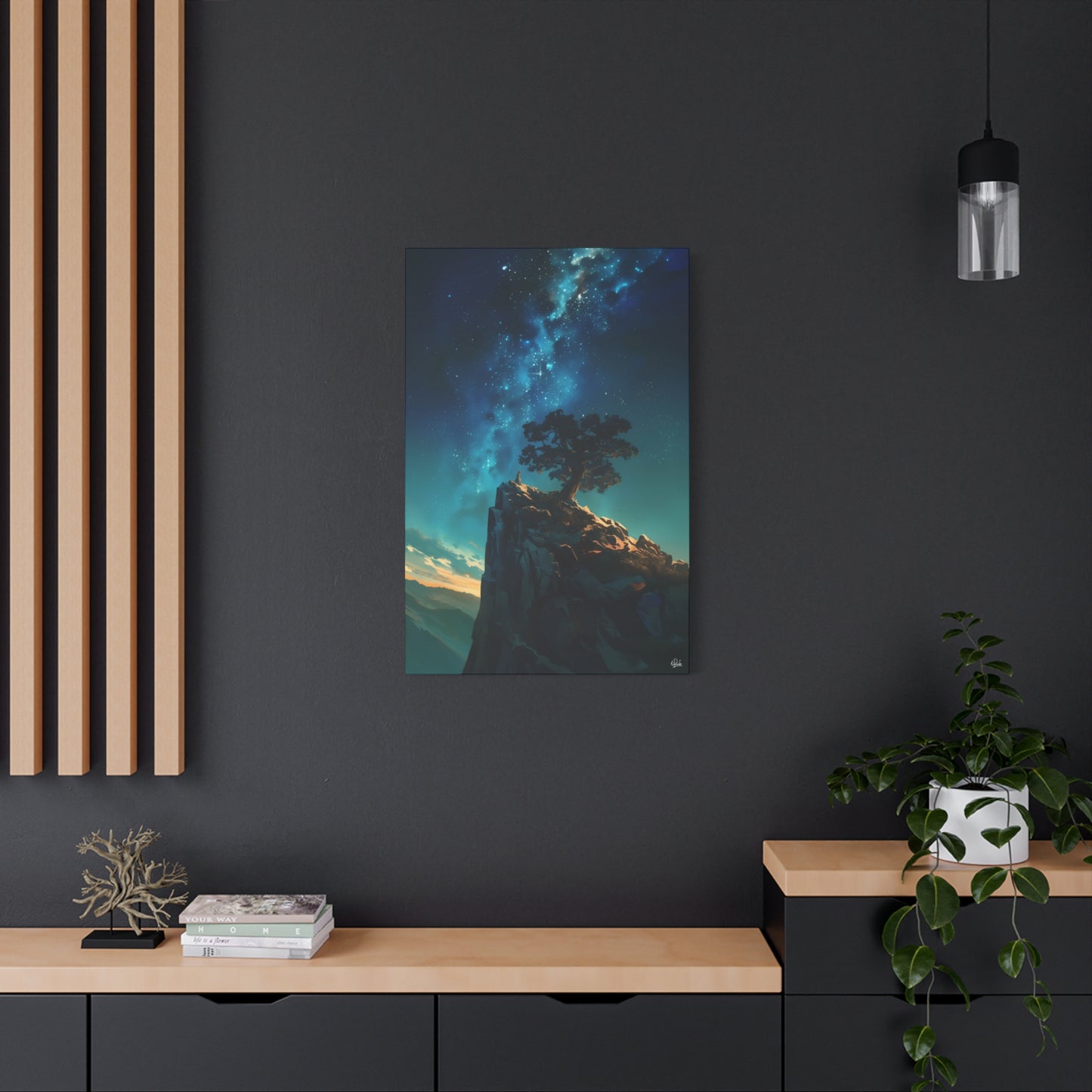 Endless Galaxy View Canvas
