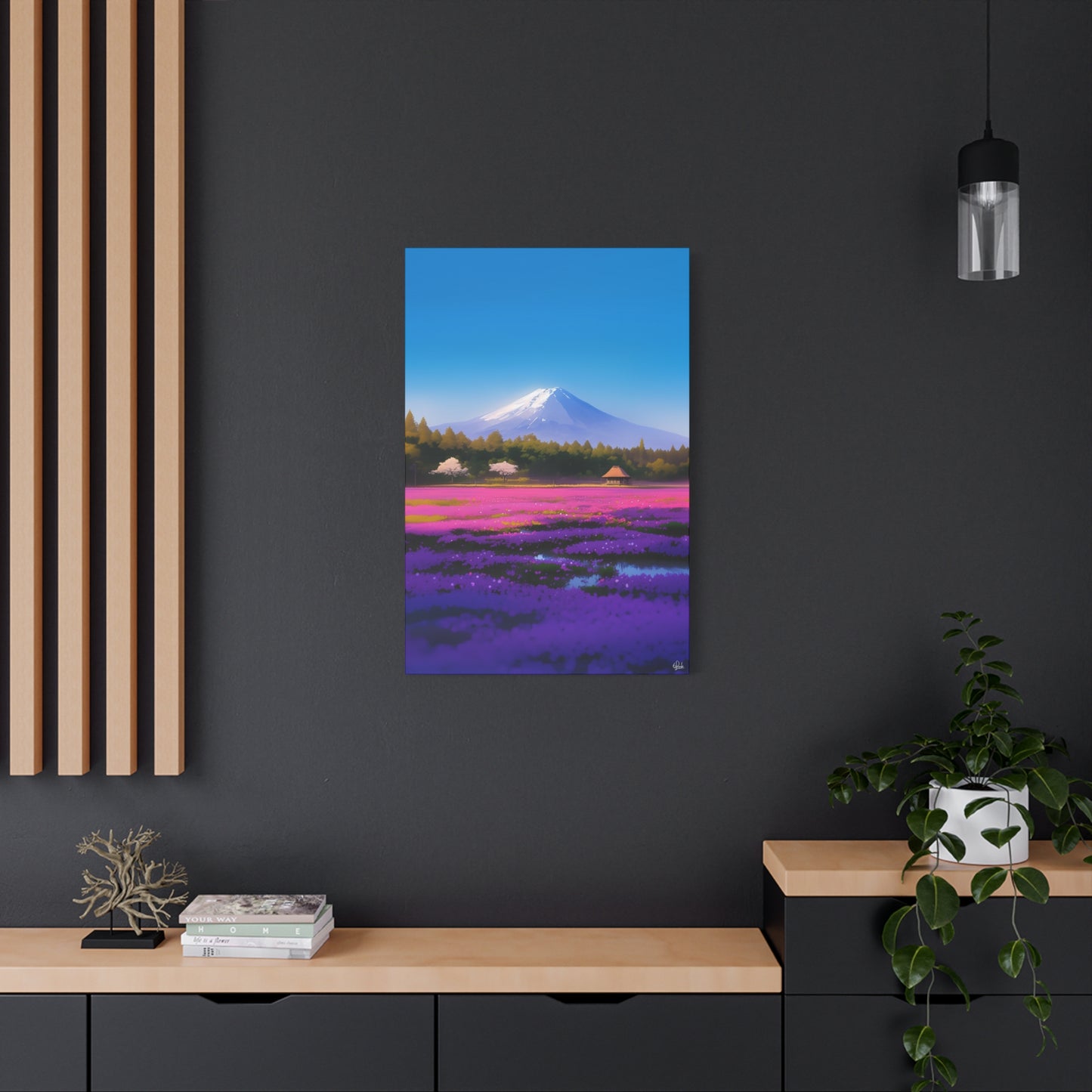 Mt.Fuji Lavender Dreams Canvas