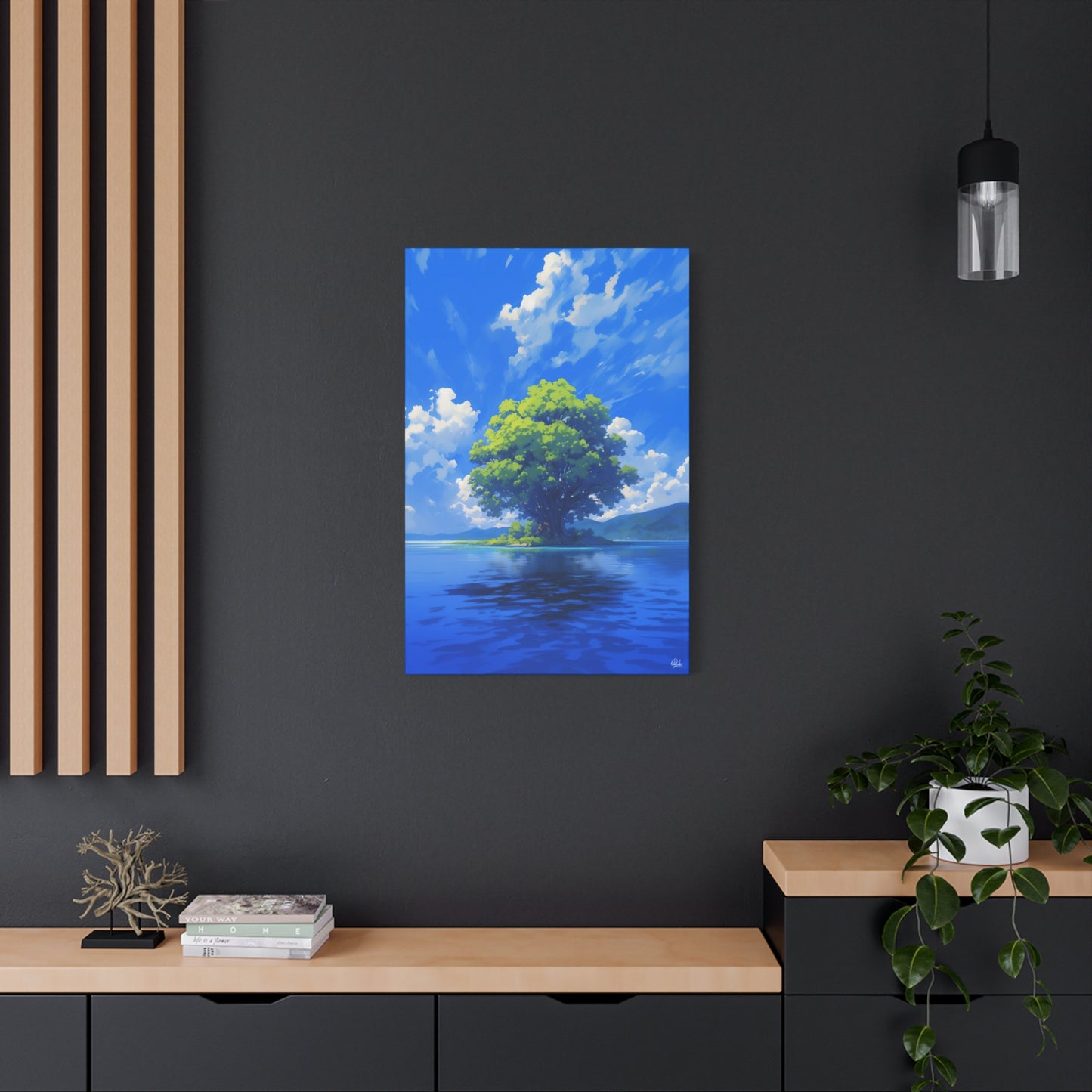 The Tree Where Calmness Grows Canvas