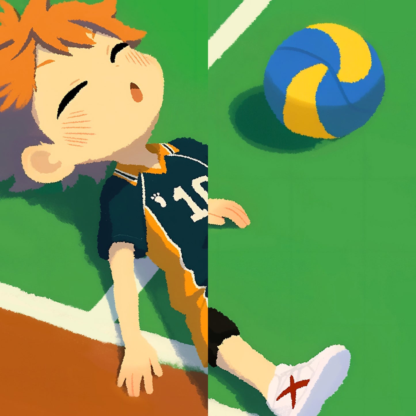 Exhale After a Haikyu!! Volleyball Match Posters