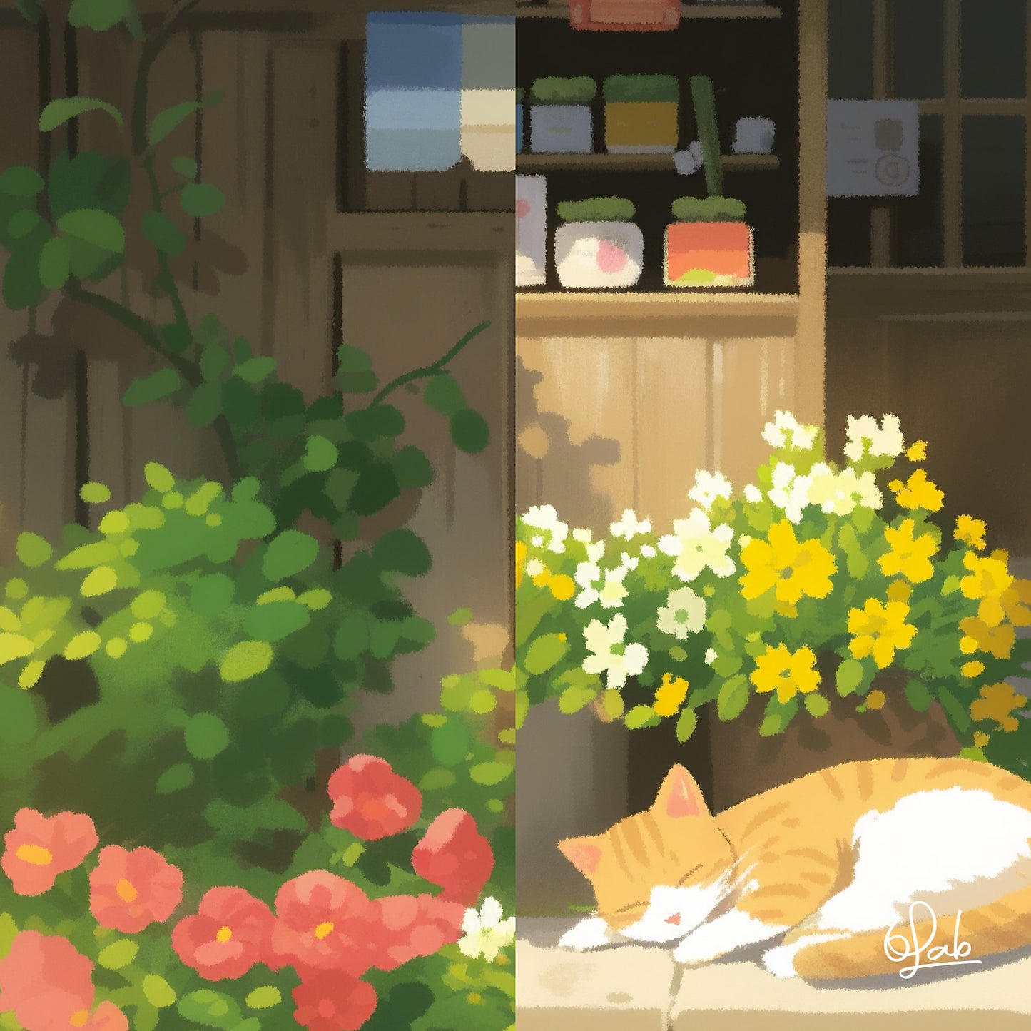 Cat’s Serenity in the Sun Posters
