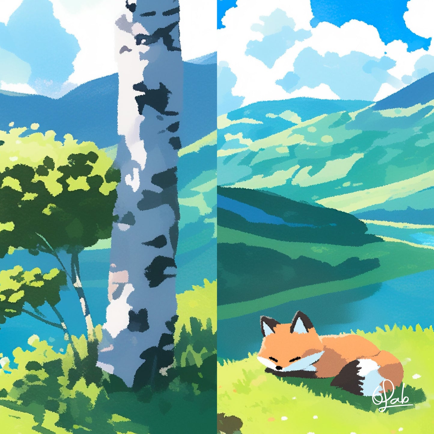 Fox’s Peaceful Daily Posters