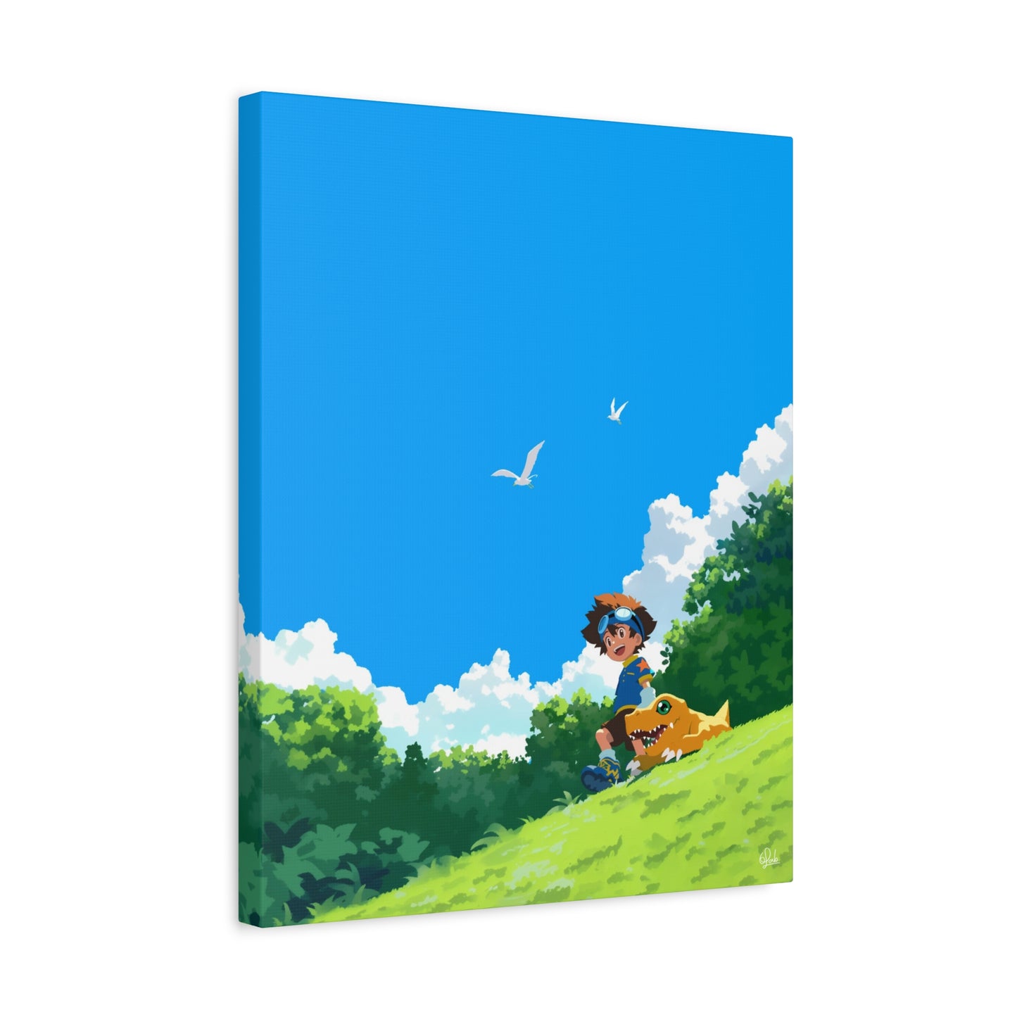 Digimon Agumon & Taichi: Travel Buddies Canvas