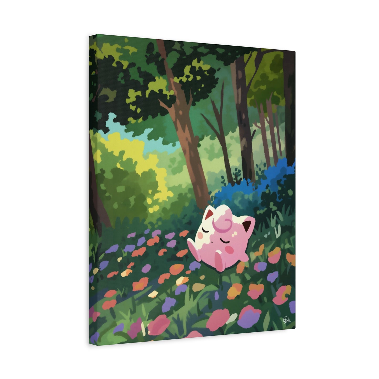 Jigglypuff sings, Jigglypuff Sleeps! Canvas