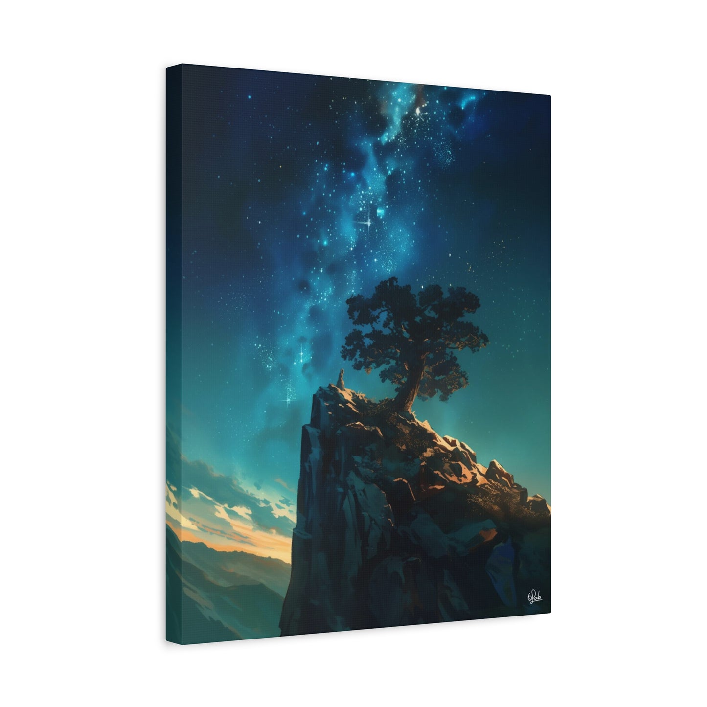 Endless Galaxy View Canvas