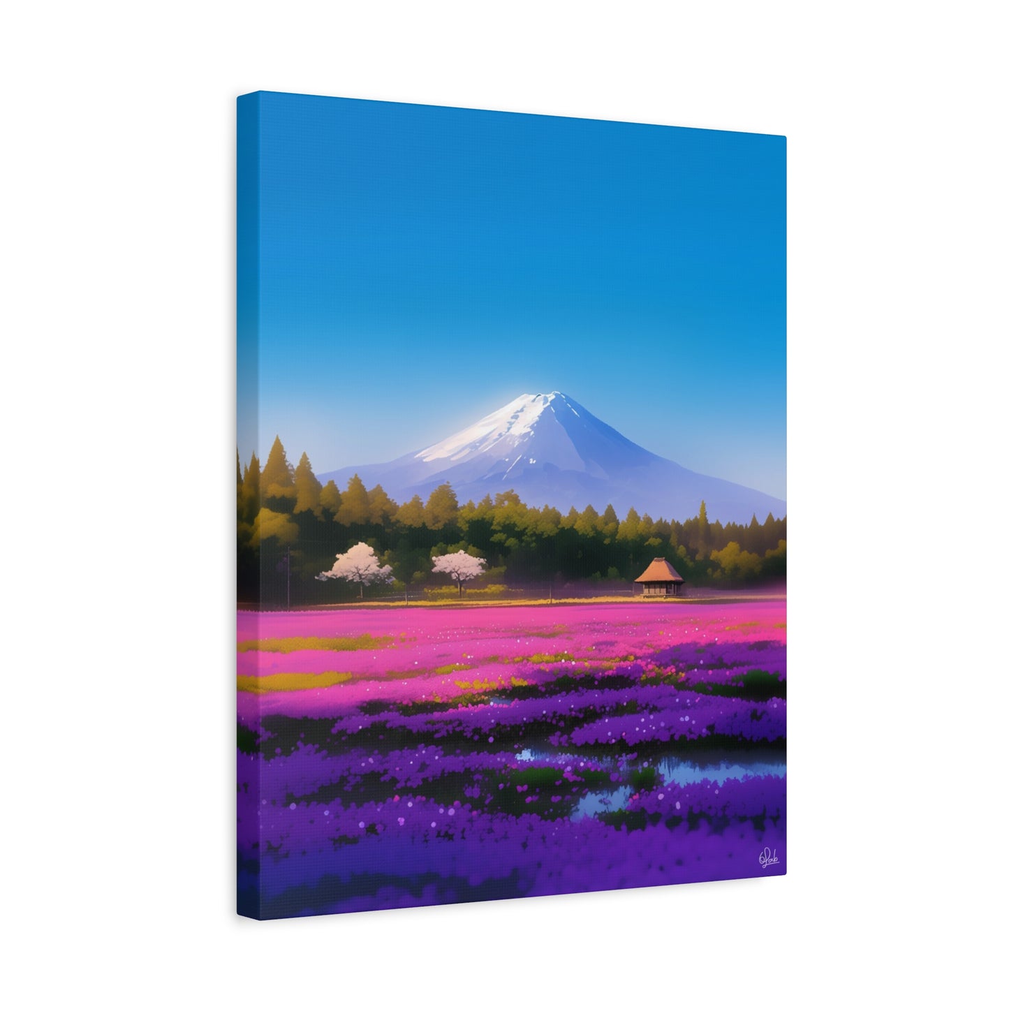 Mt.Fuji Lavender Dreams Canvas