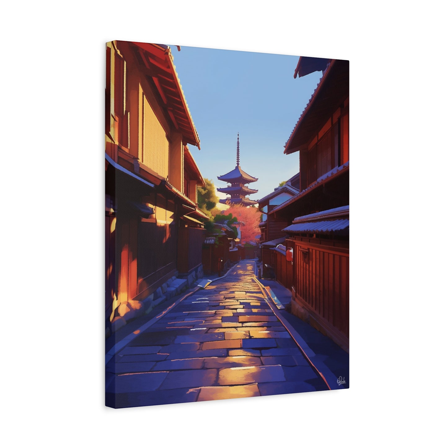 Sunset Over Kyoto’s Soul Canvas
