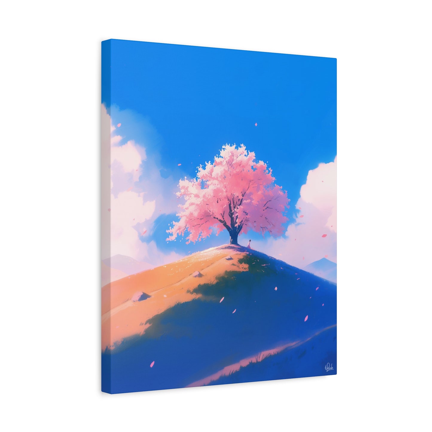 A Canopy of Cherry Blossoms Canvas