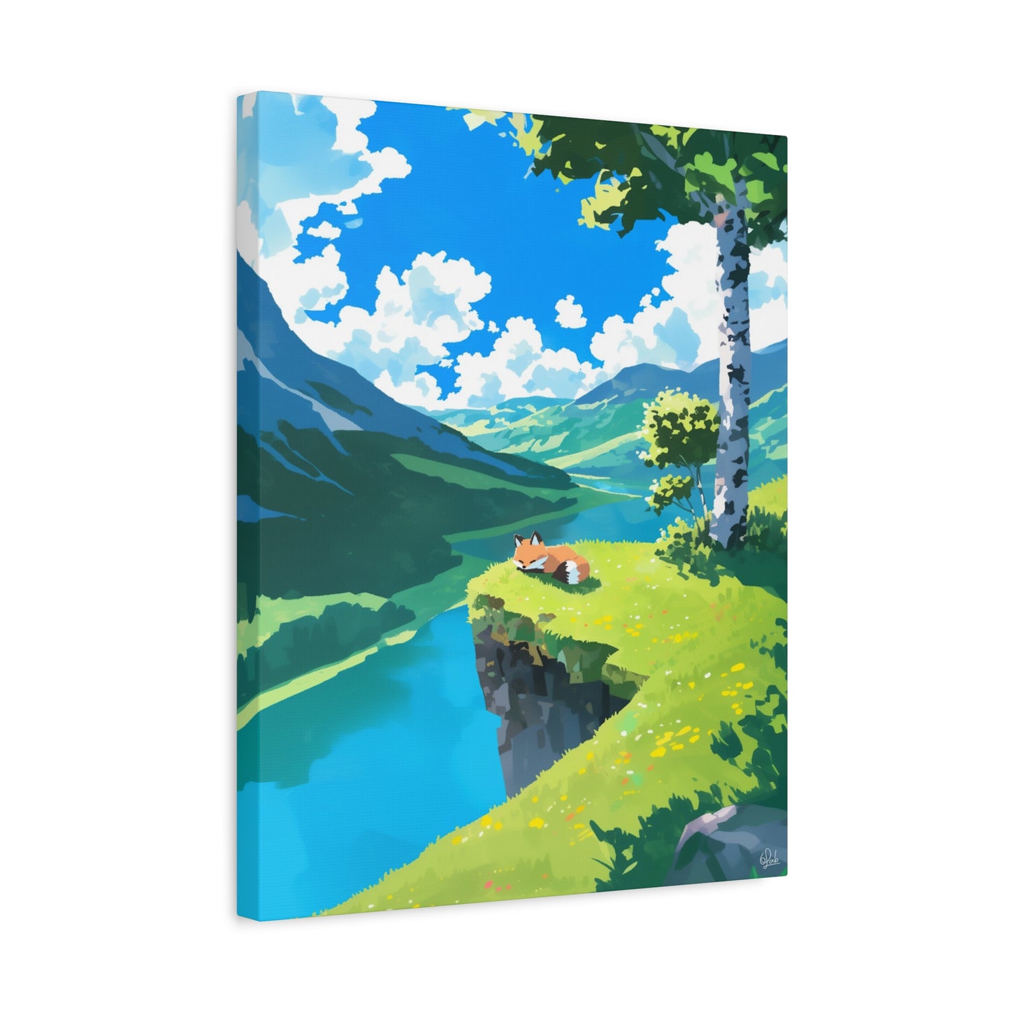 Fox’s Peaceful Daily Canvas