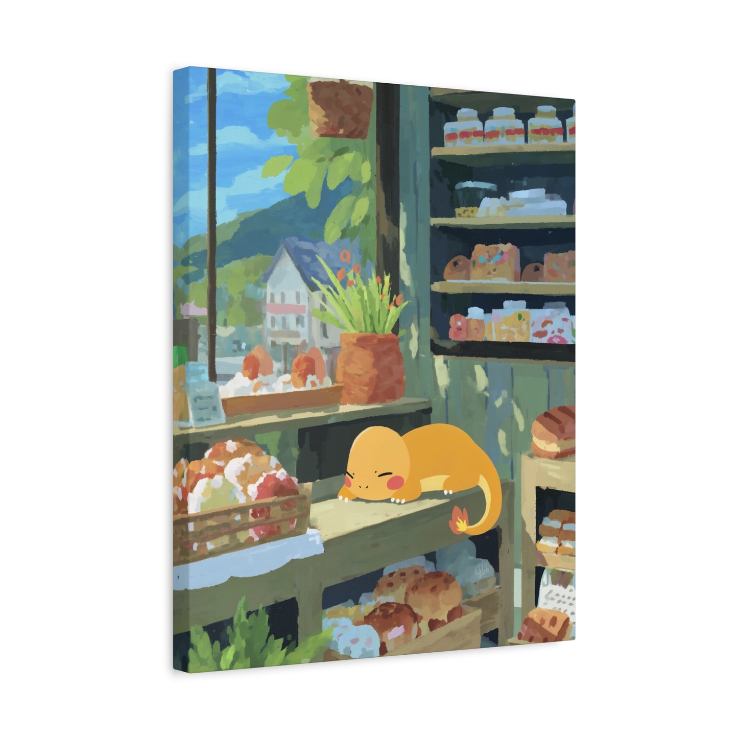 A Rest for the Baker's Charmander Canvas
