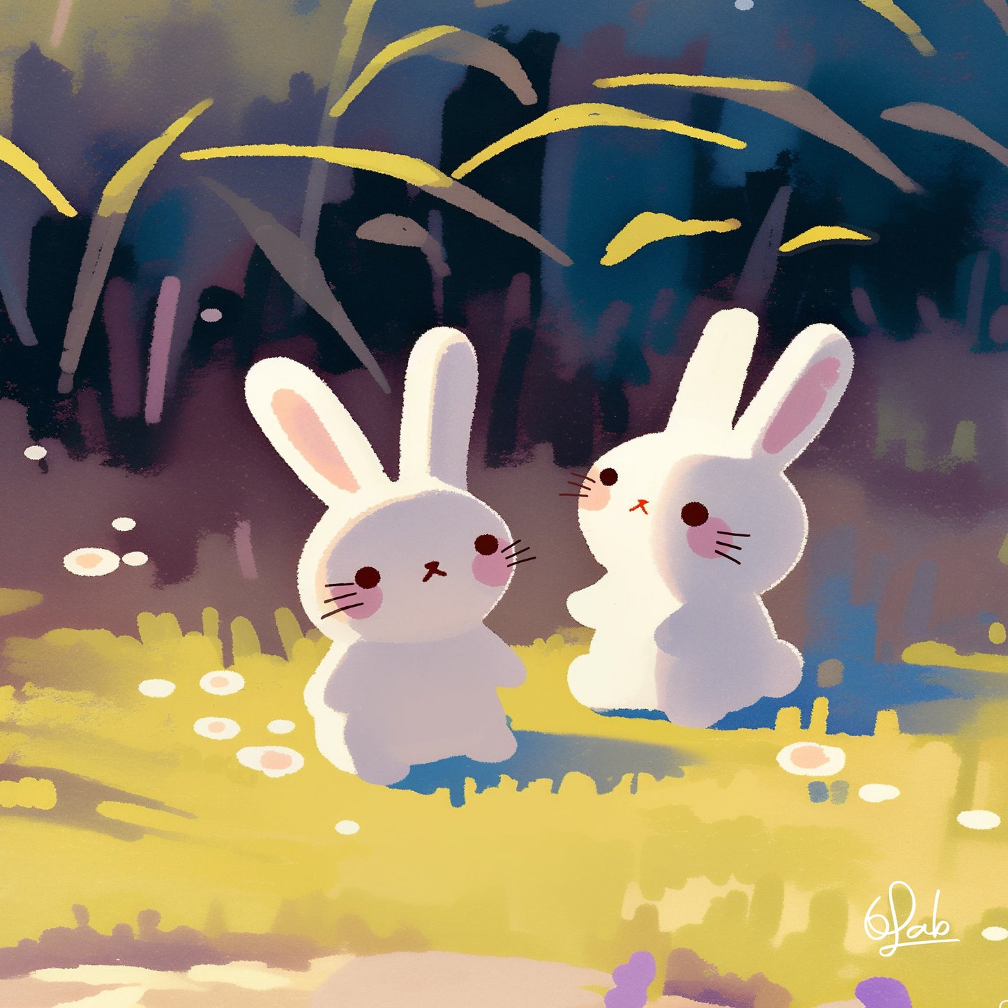 Bunnies in a Daze Posters