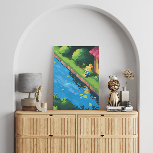 Isabelle's Fishing Time Canvas