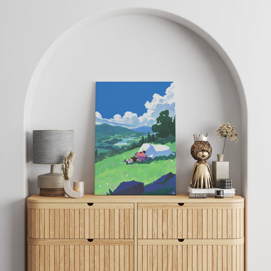 Anya and Bond's Naptime Canvas