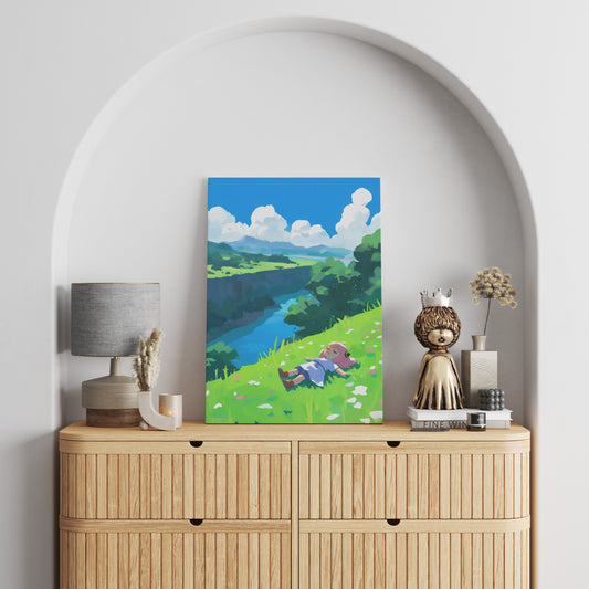 Grassland Slumber of Anya Canvas