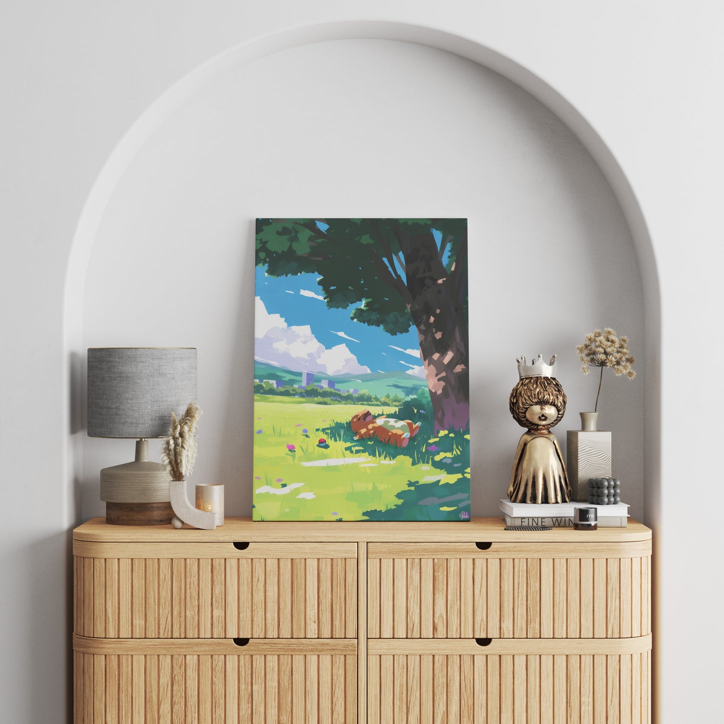 Naptime for Charmander Canvas