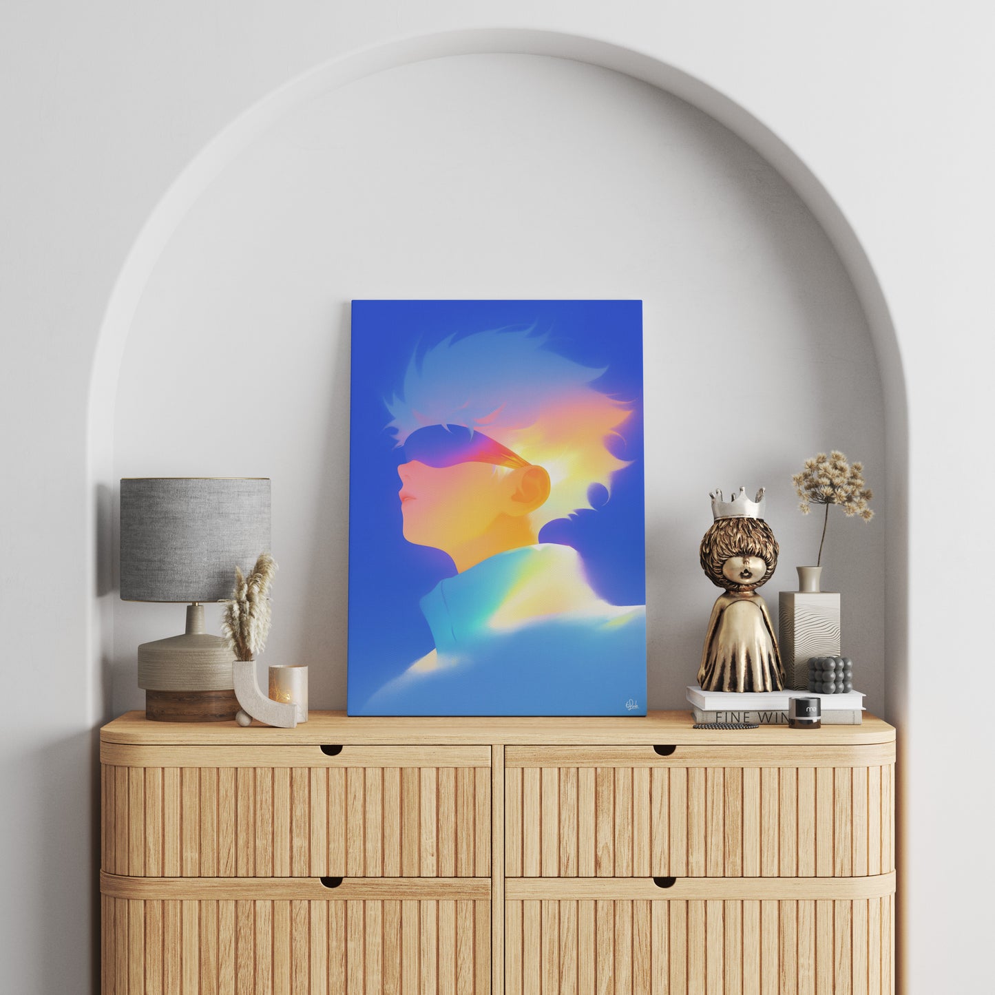 Gojo’s Veiled Strength Canvas