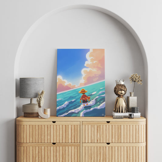 Luffy by the Sea Canvas