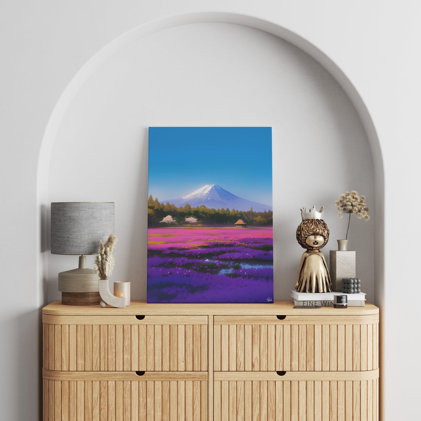 Mt.Fuji Lavender Dreams Canvas