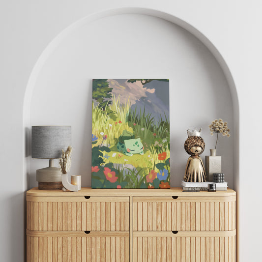 The Feeling of Home for Bulbasaur Canvas