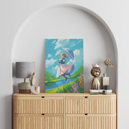 Violet's Lake Scene Canvas