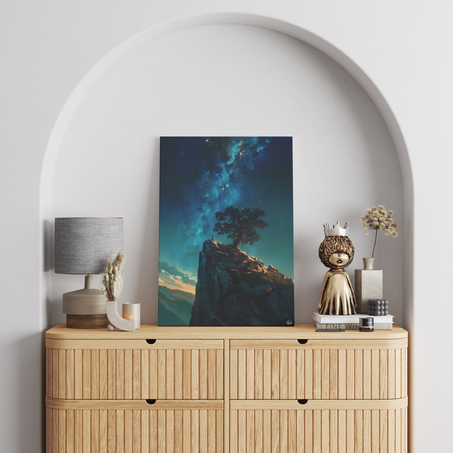 Endless Galaxy View Canvas