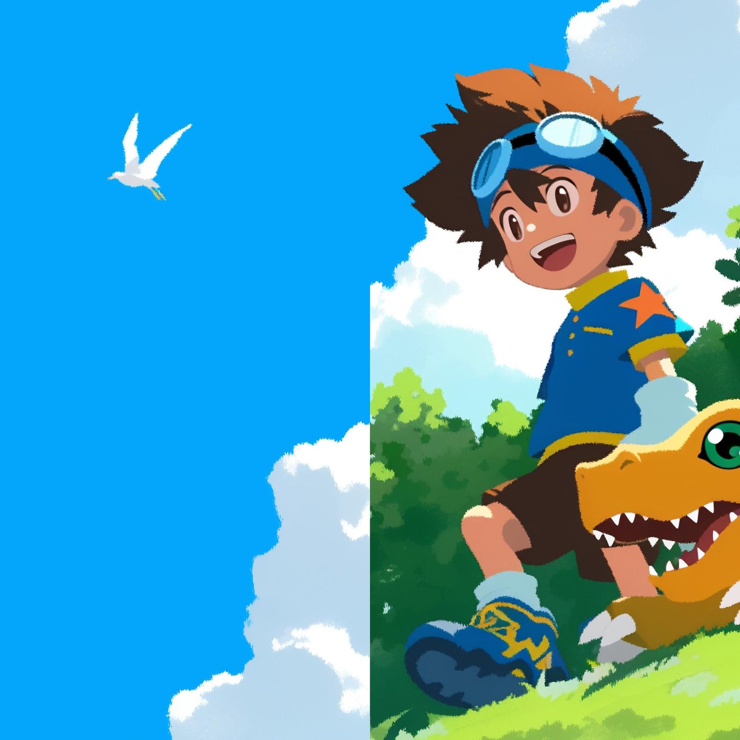 Digimon Agumon & Taichi: Travel Buddies Poster