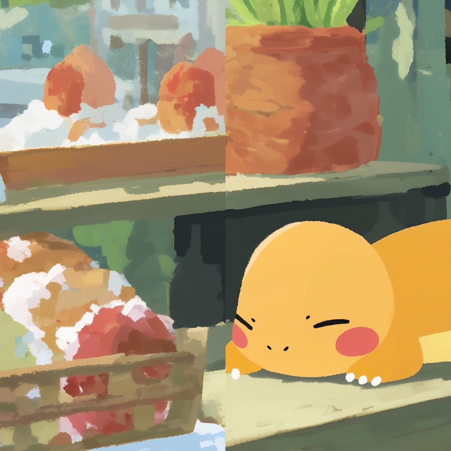 A Rest for the Baker's Charmander Canvas
