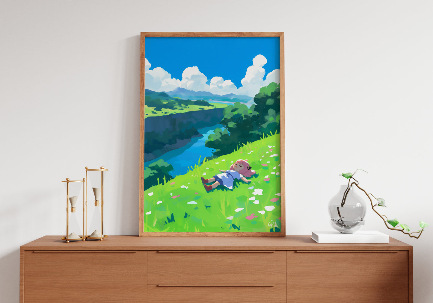Grassland Slumber of Anya Posters