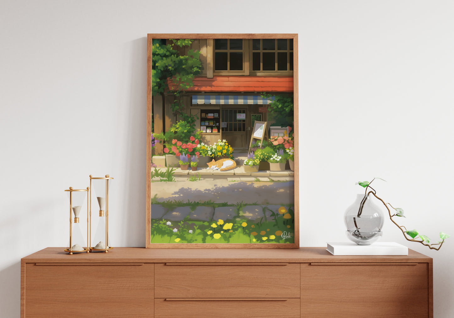 Cat’s Serenity in the Sun Posters