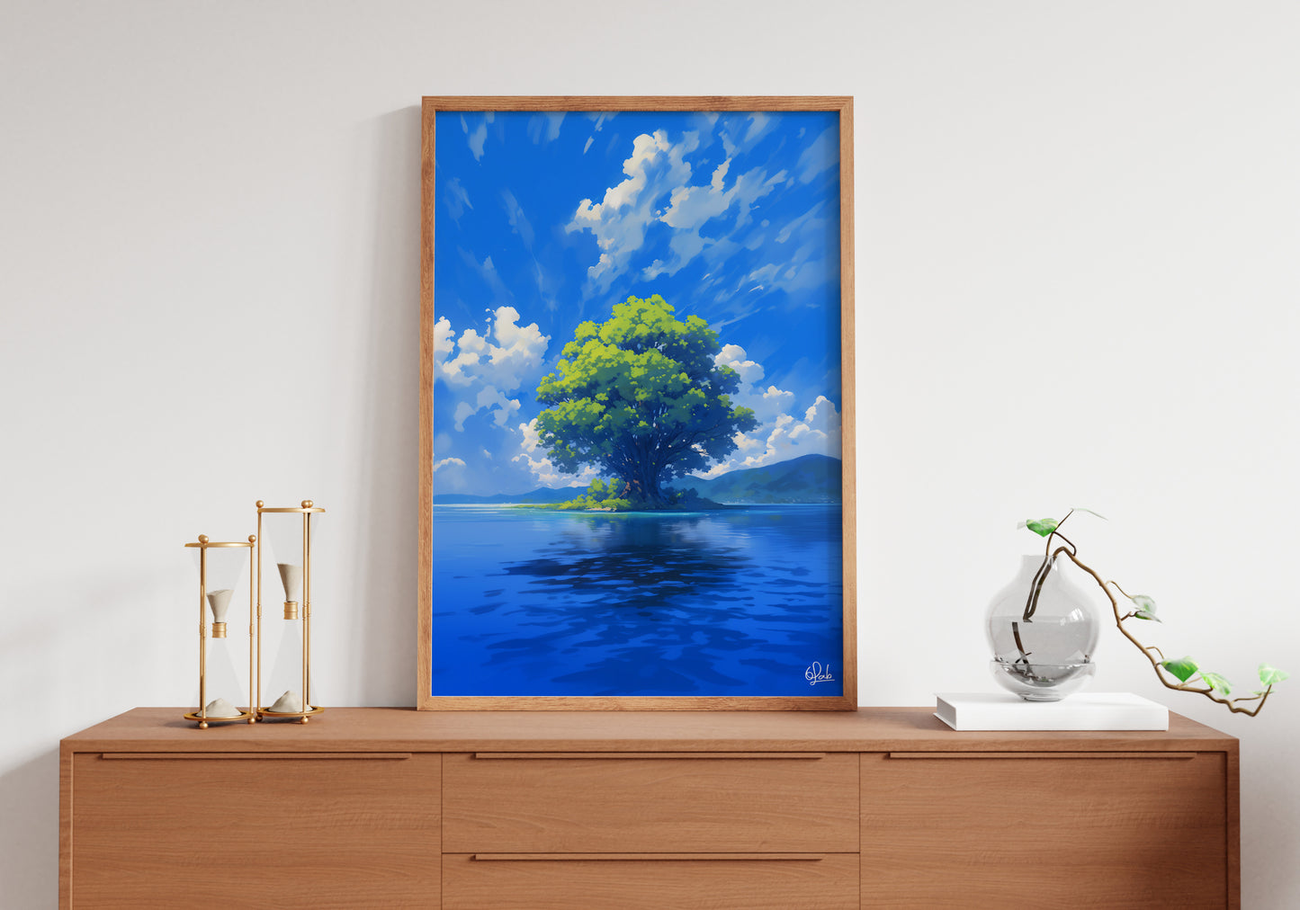 The Tree Where Calmness Grows Posters