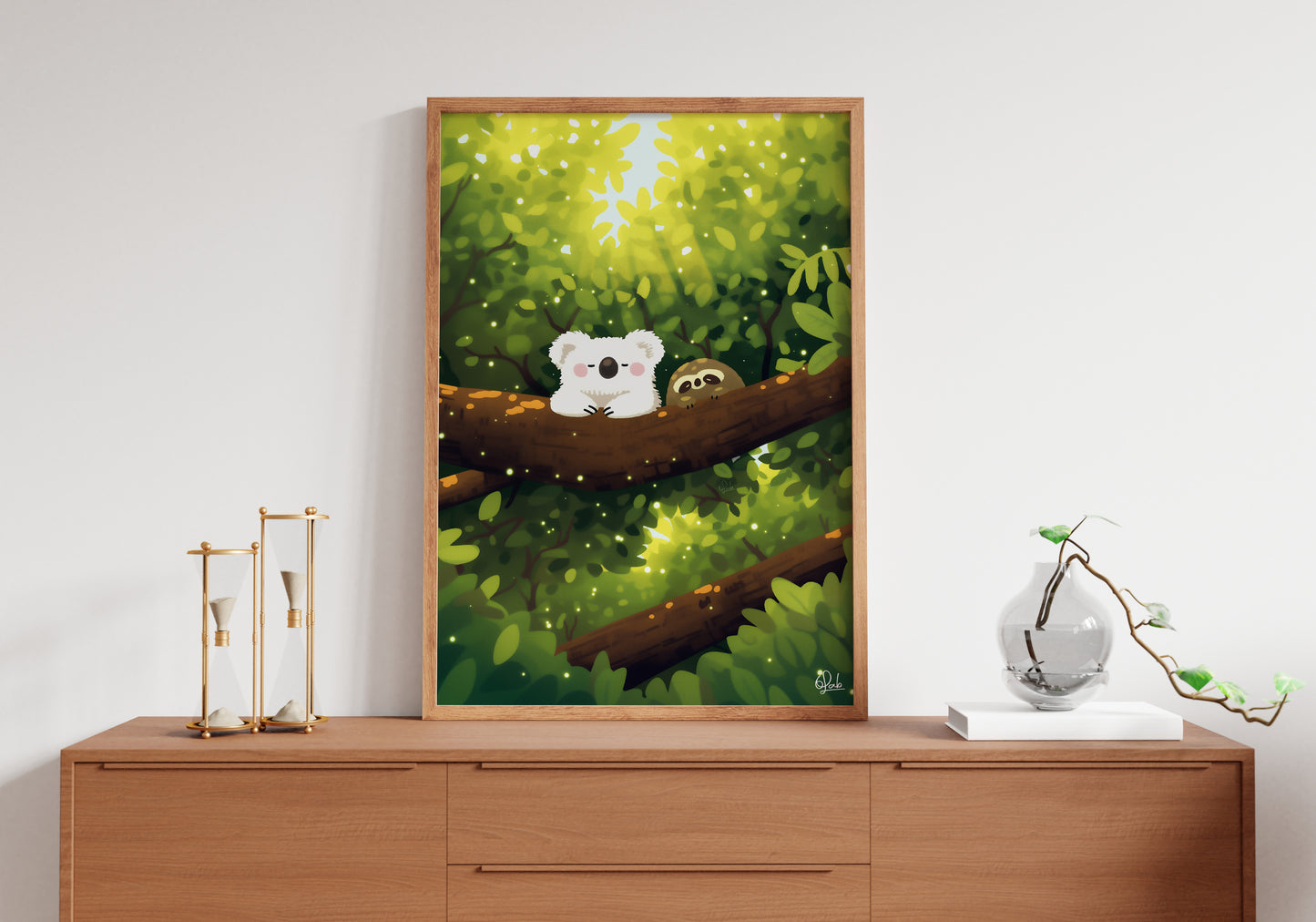 Koala & His Slow and Steady Friend Posters